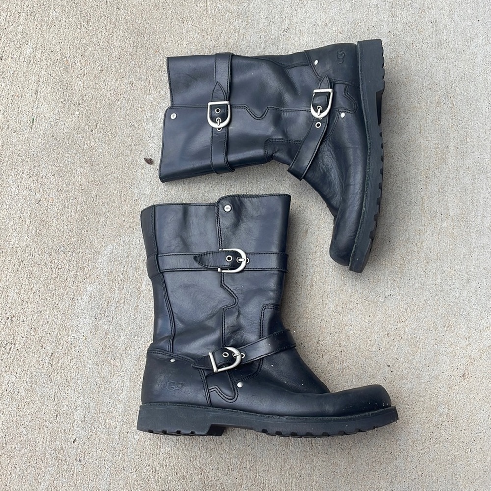UGG biker style boots